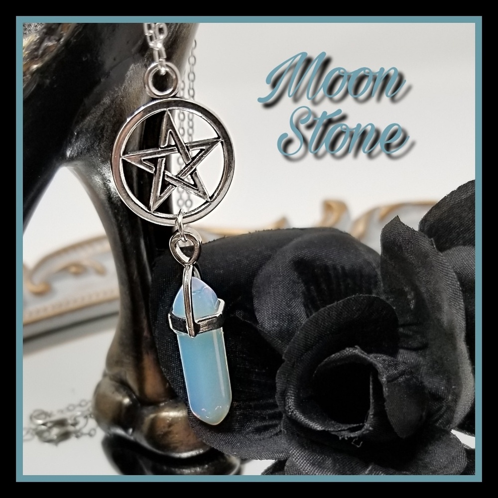 ๐๏ธ๐๏ธ Wiccan Charged Healing Pentagram Crystal Necklaces - Picture 4 of 7